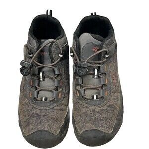 Keen Shoes Hiking Reflective Bungee Lace Brown Targhee Boy Youth Boys 3 Athletic